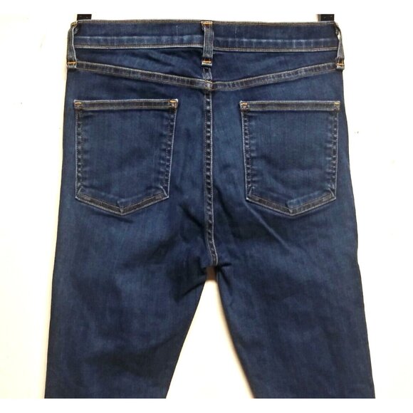 Veronica Beard Jeans Blue Kate Skinny 10” High Rise Stretch Grotto 28x28.5 EUC - Picture 5 of 10